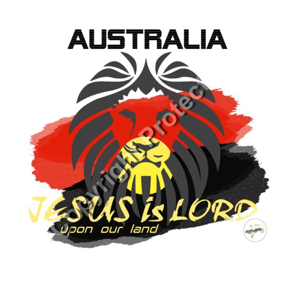 Jesus Is Lord (Aboriginal Flag) Thumbnail